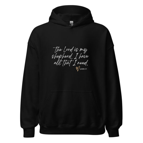 The Lord Is My Shepherd Hoodie (Black)