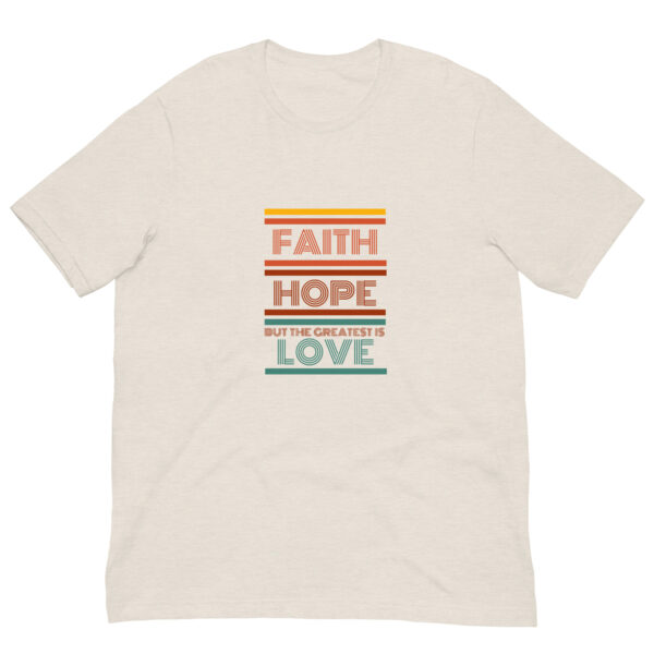 Faith Hope Love T-Shirt (Tan)